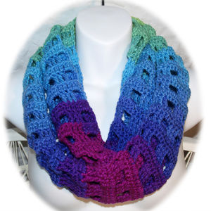 Multicolor Windowpane Infinity - MADE TO ORDER